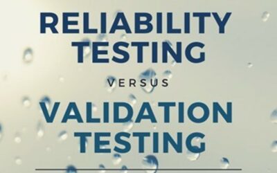 Reliability testing vs. validation testing
